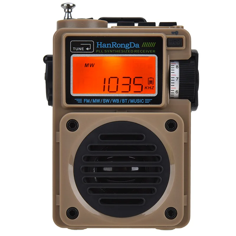 Portable AM/FM /SW/WB Radio Receiver Support TF Card High quality sound Full band Bluetooth Speaker Music Player
Portable AM/FM /SW/WB Radio Receiver Support TF Card High quality sound Full band Bluetooth Speaker Music Player
