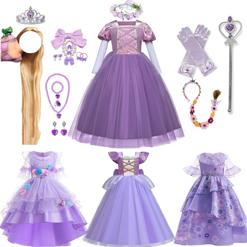 Rapunzel Princess Cosplay Dress Girl Tangled Magic Full House Halloween Party Vestido Kids Birthday Christmas Costume 4-10T
Rapunzel Princess Cosplay Dress Girl Tangled Magic Full House Halloween Party Vestido Kids Birthday Christmas Costume 4-10T