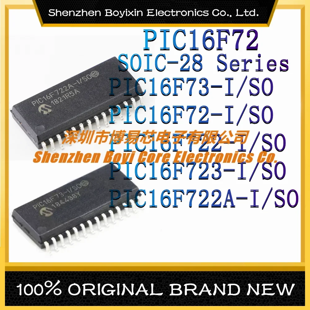 PIC16F73-I/SO PIC16F72 PIC16F722 PIC16F723 PIC16F722A Package: SOIC-28 New Original Genuine
PIC16F73-I/SO PIC16F72 PIC16F722 PIC16F723 PIC16F722A Package: SOIC-28 New Original Genuine