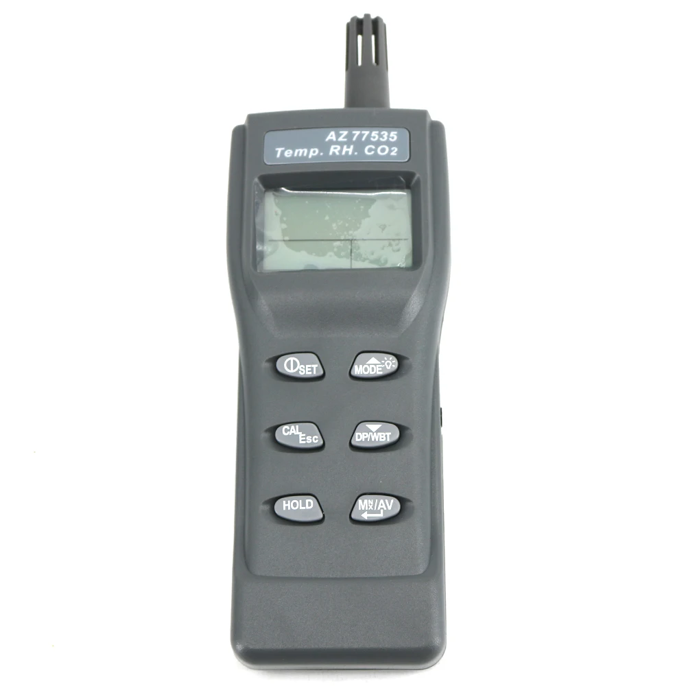 AZ77535 Portable CO2 Gas Analyzer Temperature & Humidity Meter Digital Carbon Dioxide Tester
AZ77535 Portable CO2 Gas Analyzer Temperature & Humidity Meter Digital Carbon Dioxide Tester