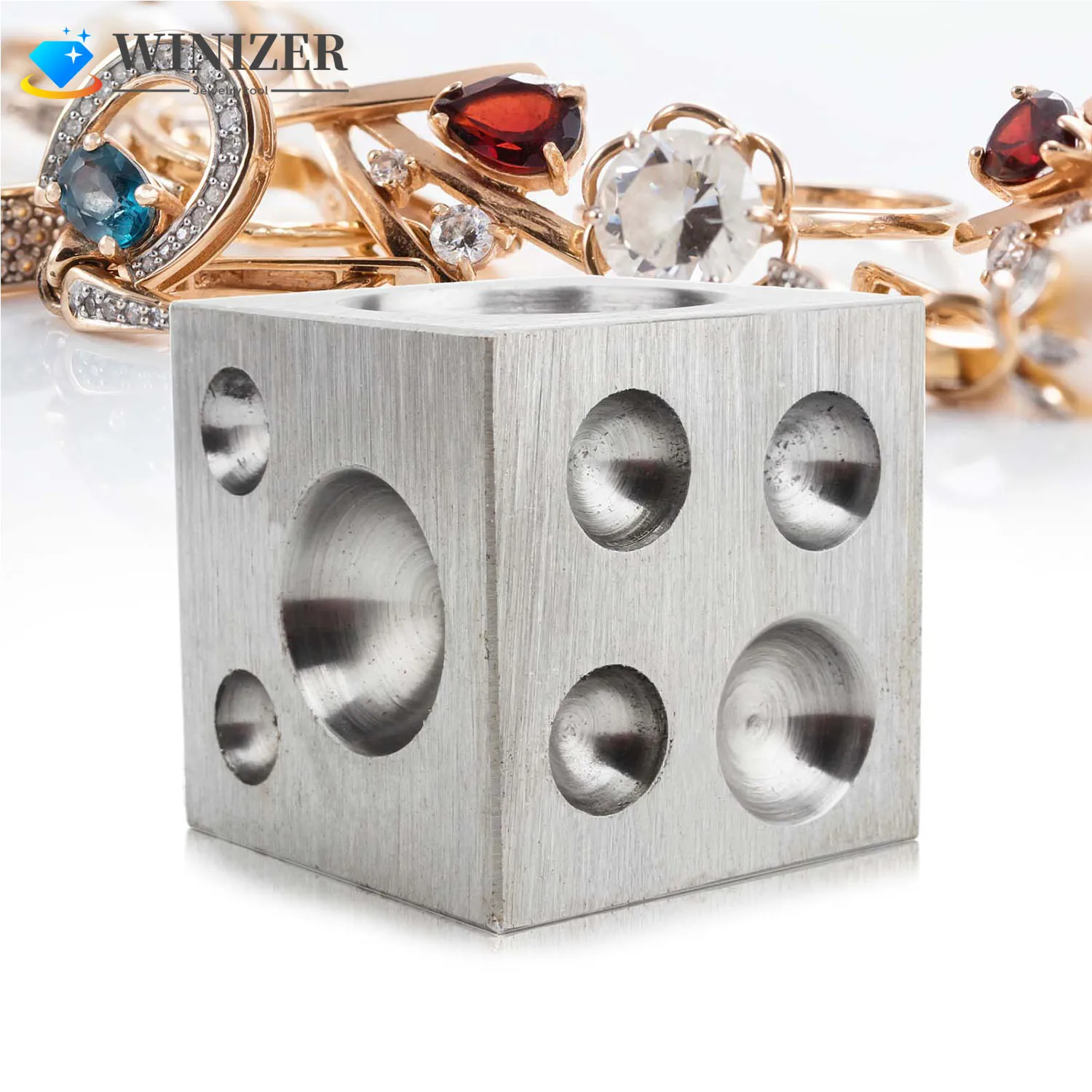 Square Iron Dapping Block With Nest Anvil Diy Handmade Make Gold And Silver Jewelry Bells Tools
Square Iron Dapping Block With Nest Anvil Diy Handmade Make Gold And Silver Jewelry Bells Tools