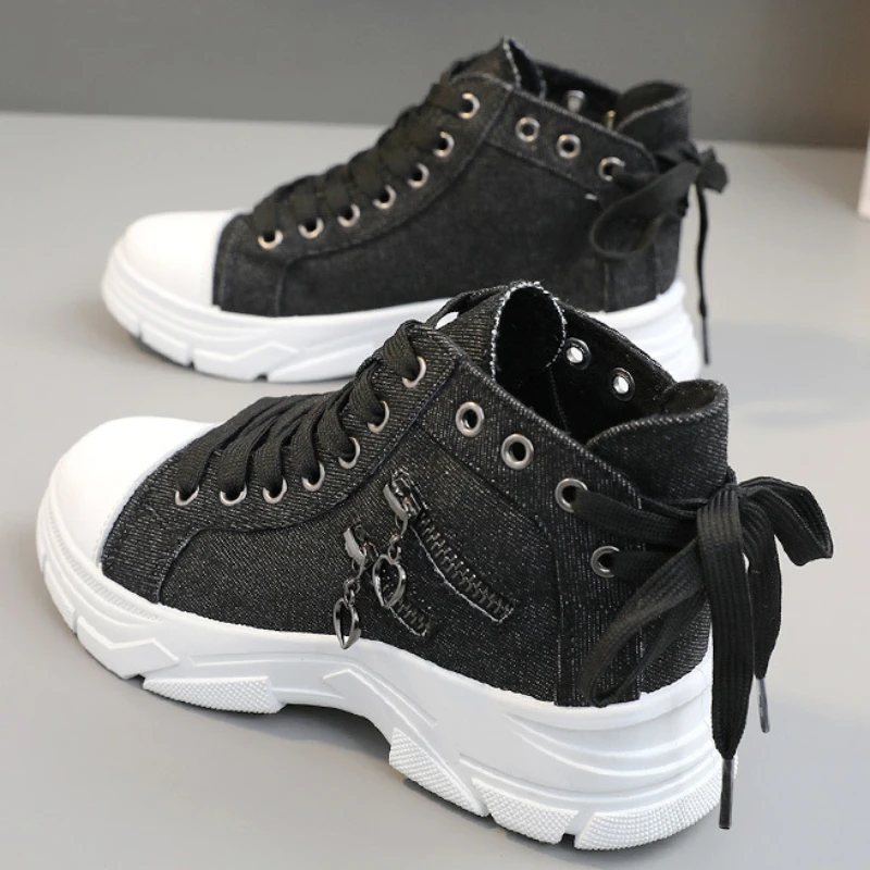 Shoes for Women New Canvas High Top Sneakers Women Shoes 2024 Spring/Summer Breathable Thick Sole Elevated Casual Sports Shoes
Shoes for Women New Canvas High Top Sneakers Women Shoes 2024 Spring/Summer Breathable Thick Sole Elevated Casual Sports Shoes