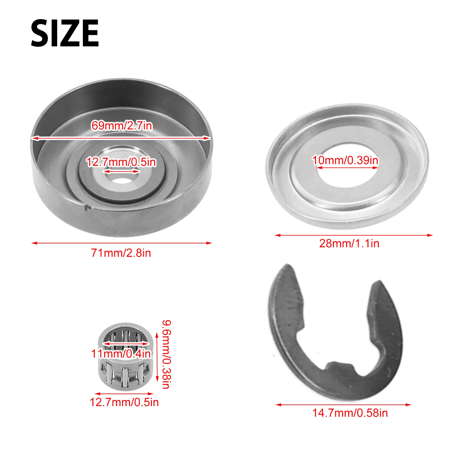 .325 Clutch Drum Sprocket Rim For Stihl 026 MS260 PRO MS270 024 MS240 Chainsaws Replace Part Number 1121 160 2051,1121-160-2050
.325 Clutch Drum Sprocket Rim For Stihl 026 MS260 PRO MS270 024 MS240 Chainsaws Replace Part Number 1121 160 2051,1121-160-2050