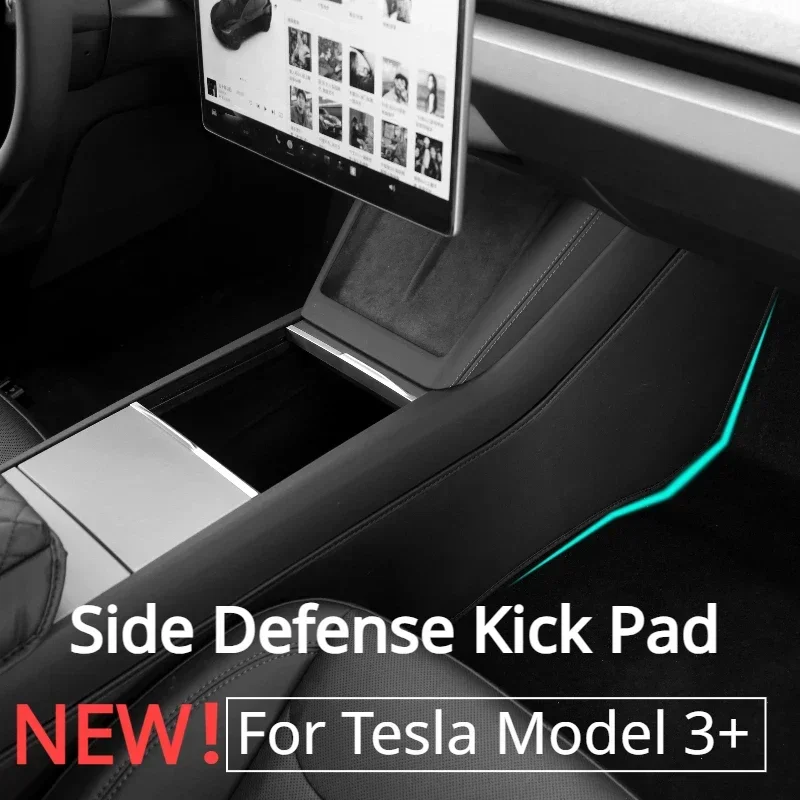 Side Defense Kick Pad for Tesla New Model 3+ Center Control Anti Kick Pad Leather Protective Cover New Model3 Accessories 2024 
Side Defense Kick Pad for Tesla New Model 3+ Center Control Anti Kick Pad Leather Protective Cover New Model3 Accessories 2024