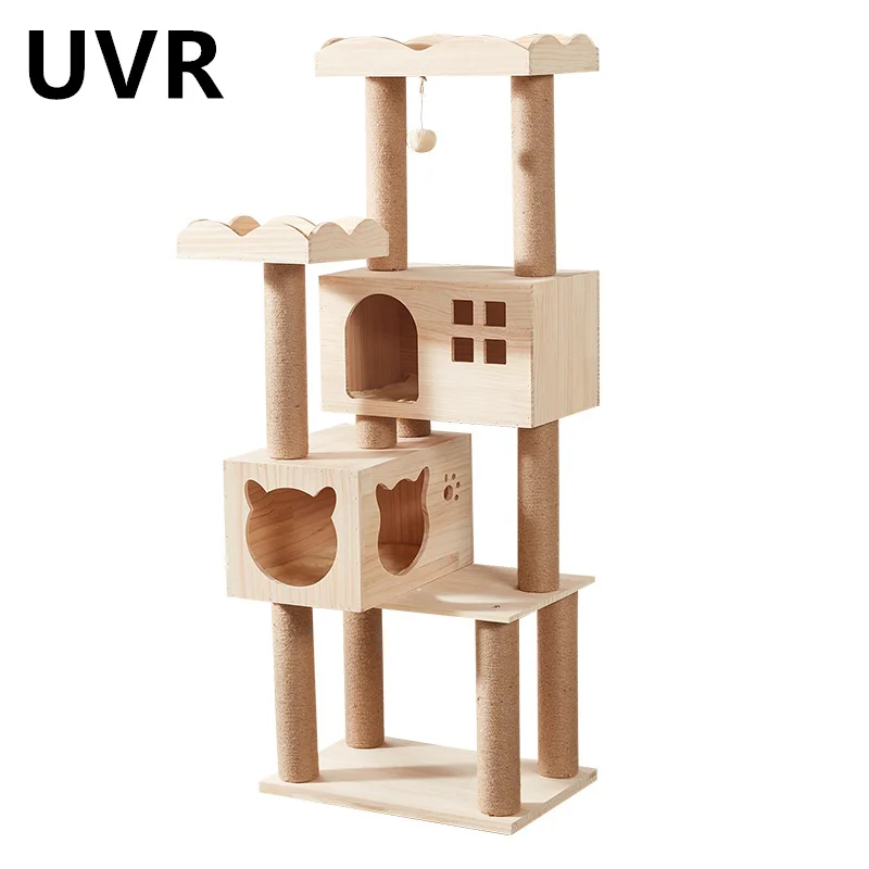 UVR High Quality Cat Climbing Frame Cat Grabbing Board Wear Resistant Cat Climbing Column Cat Frame Luxurious Cat Climbing Toy
UVR High Quality Cat Climbing Frame Cat Grabbing Board Wear Resistant Cat Climbing Column Cat Frame Luxurious Cat Climbing Toy
