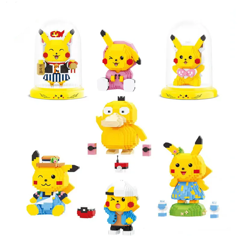 Camouflage Pikachu Micro Building Blocks Pokemon Cos Tiger Polar Bear Model Assembled Cartoon Mini Bricks Toy For Kid Gifts
Camouflage Pikachu Micro Building Blocks Pokemon Cos Tiger Polar Bear Model Assembled Cartoon Mini Bricks Toy For Kid Gifts