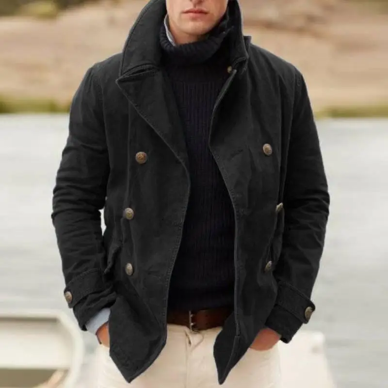 

2023 Europe and The United States New Men's Leisure Fashion Open Lining Solid Color Coat 바람막이 Chaquetas Hombre Tesla Jackets