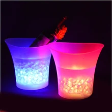 Durable 5L Colorful LED Ice Bucket Bar Ice Wine Trough Water Entertainment Stand Holder Outdoor Ice Bucket Bar dropshipping
Durable 5L Colorful LED Ice Bucket Bar Ice Wine Trough Water Entertainment Stand Holder Outdoor Ice Bucket Bar dropshipping