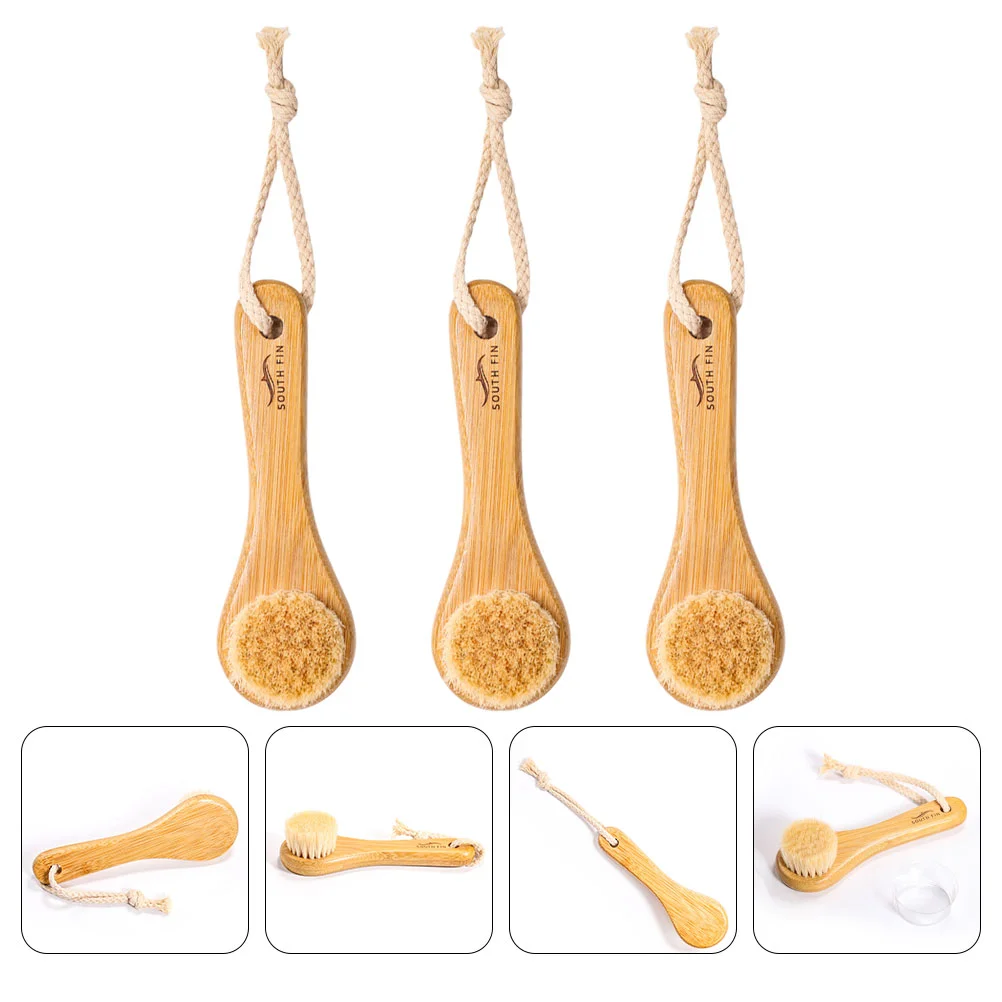 3 Pcs Exfoliator Face Brush Exfoliater Cleaning Care Wooden Bristles Bamboo Scrubber
3 Pcs Exfoliator Face Brush Exfoliater Cleaning Care Wooden Bristles Bamboo Scrubber