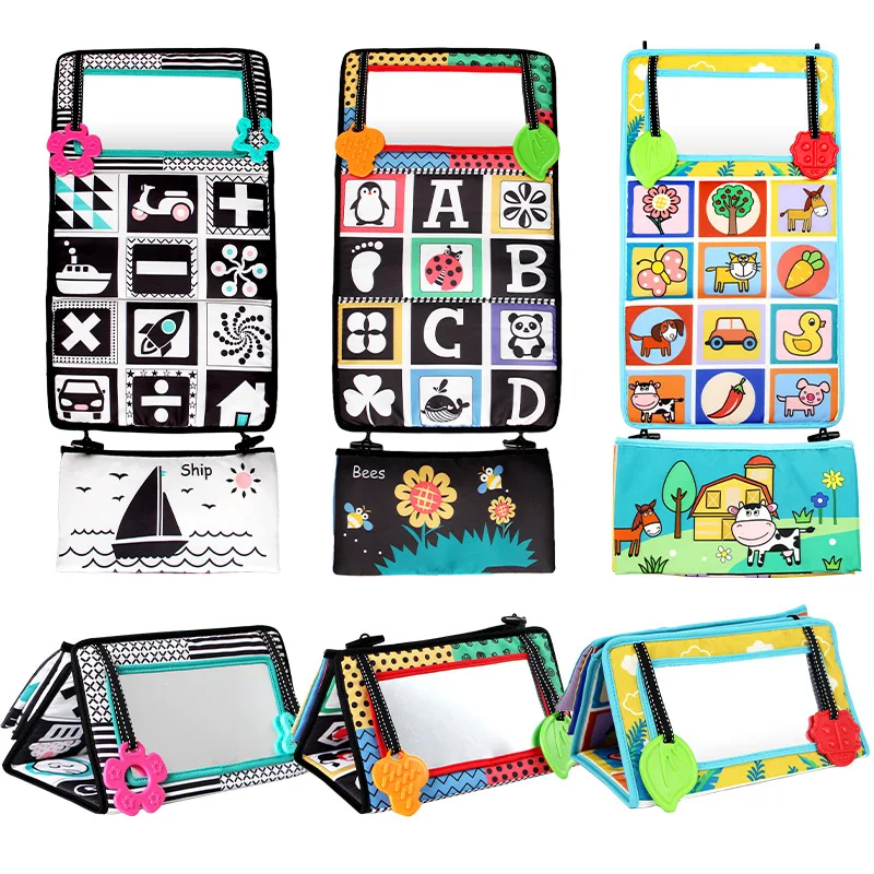 Baby Early Education Cloth Book Baby Head Up Training Sensory Cognition Toys 0-3 Months Newborn Lying Time Mirror Cloth Book Toy
Baby Early Education Cloth Book Baby Head Up Training Sensory Cognition Toys 0-3 Months Newborn Lying Time Mirror Cloth Book Toy