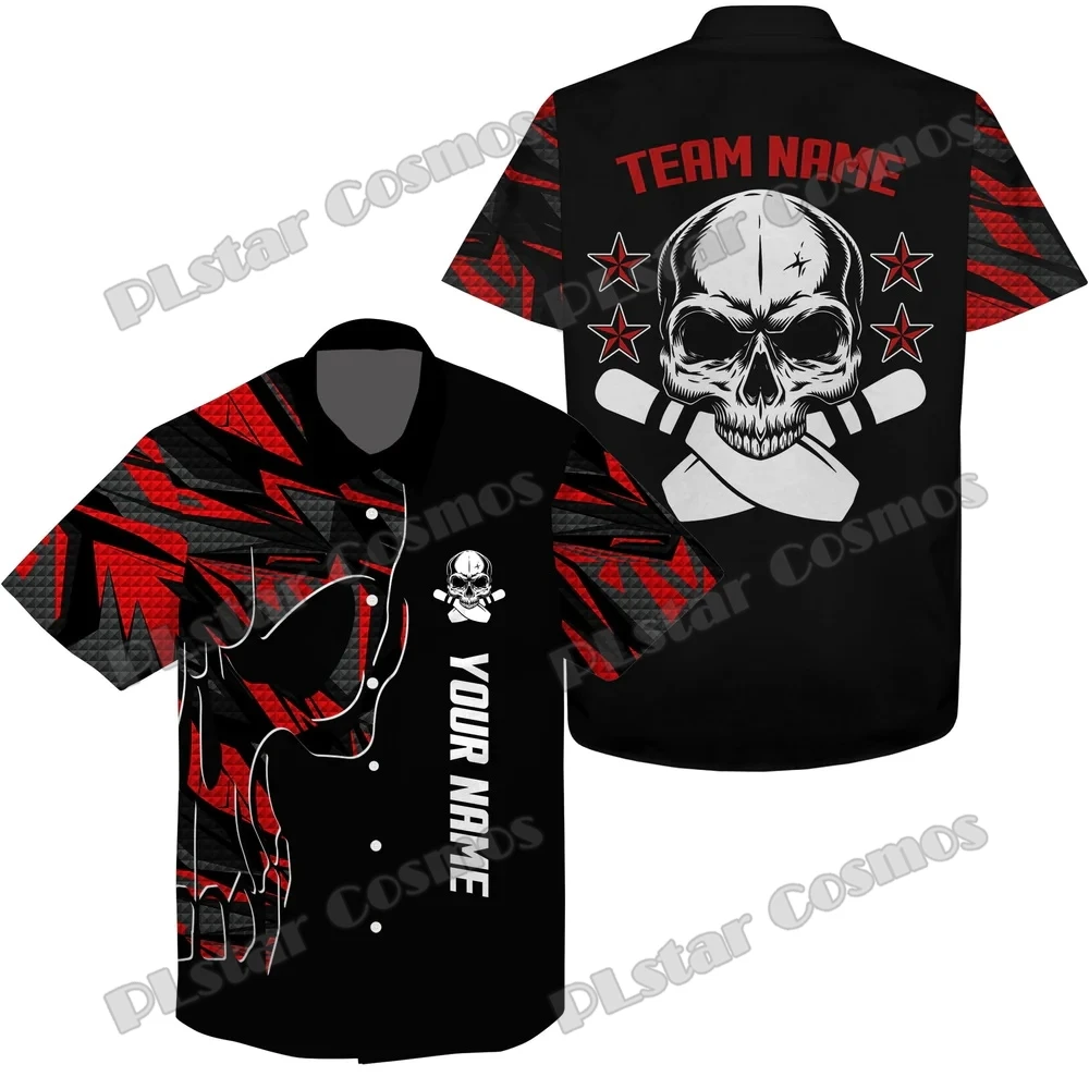 Custom Name And Team Name Skull Bowling 3D Printed Mens Hawaiian Shirt Summer Unisex Casual Beach Short sleeve button shirt SH10
Custom Name And Team Name Skull Bowling 3D Printed Mens Hawaiian Shirt Summer Unisex Casual Beach Short sleeve button shirt SH10