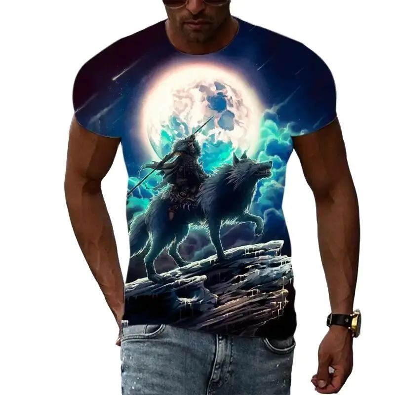 Summer Tide Fierce Wolf Picture Men T-Shirts Casual 3D Print Tees Hip Hop Personality Round Neck Short Sleeve Quick-Dry Tops
Summer Tide Fierce Wolf Picture Men T-Shirts Casual 3D Print Tees Hip Hop Personality Round Neck Short Sleeve Quick-Dry Tops