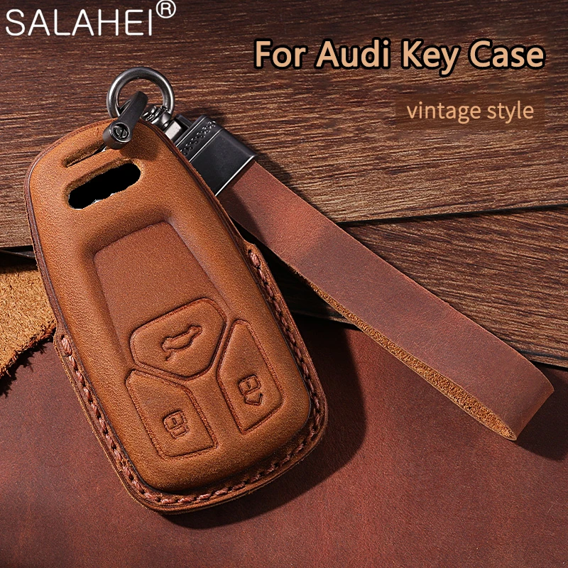 

Car Key Case For Audi A1 A3 A4 A5 A6 A7 A8 S3 S4 S5 S6 S7 S8 C5 C6 C7 C8 R8 Q2 Q3 Q5 Q7 Q8 SQ5 4M R8 TT TTS RS RS3 RS6 TFSI 8L