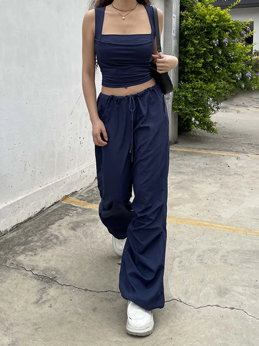 Streetwear Casual Sweatpants Women Basic Low Rise Straight Baggy Cargo Pants Fashion Slim Sports Jogger Trousers Aesthetic y2k
Streetwear Casual Sweatpants Women Basic Low Rise Straight Baggy Cargo Pants Fashion Slim Sports Jogger Trousers Aesthetic y2k