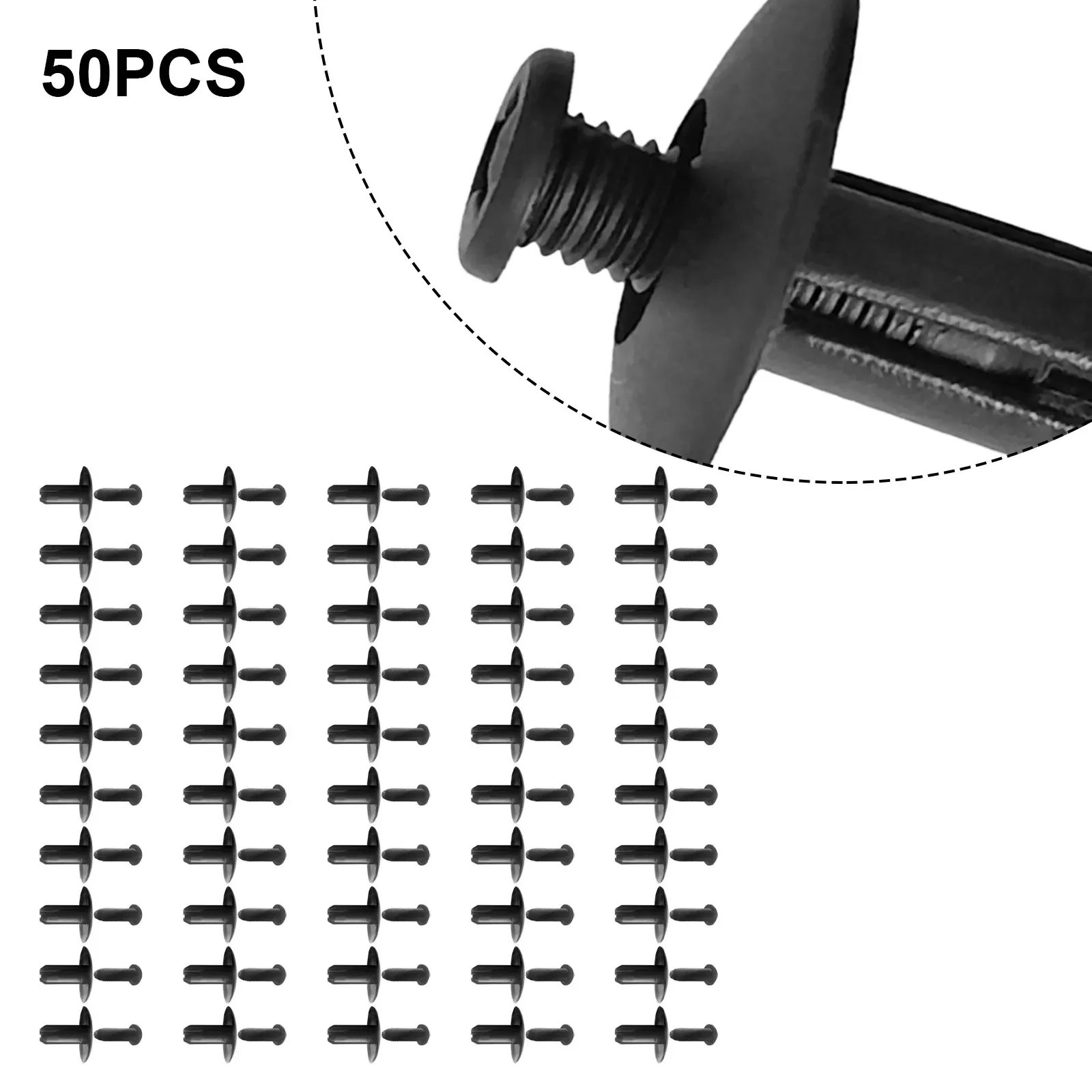 50Pcs 8mm Rivet Clips Hole ATV Fairing Clip Car Bumper Universal Nylon Auto Fastener Clips Accessories
50Pcs 8mm Rivet Clips Hole ATV Fairing Clip Car Bumper Universal Nylon Auto Fastener Clips Accessories