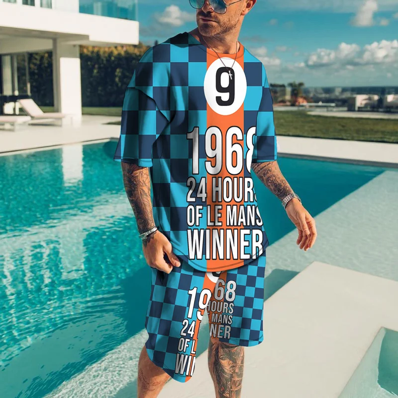 Men's Printing Short-Sleeved Sets Playing Cards Leisure 2 Piece Set Street Fashion Men Shorts Man Clothing T-shirt set
Men's Printing Short-Sleeved Sets Playing Cards Leisure 2 Piece Set Street Fashion Men Shorts Man Clothing T-shirt set