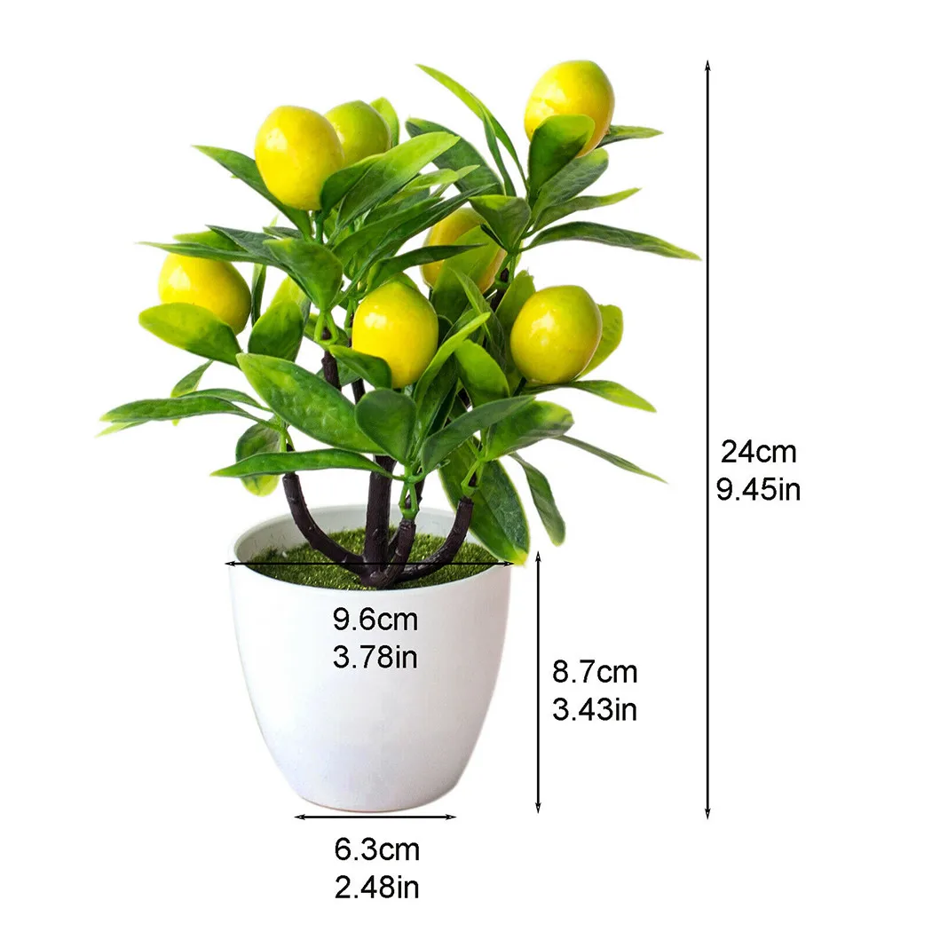 With Basin Artificial Lemon Tree Diameter 18cm Artificial Potted Flowers Does Not Fade Nvironmentally Friendly
With Basin Artificial Lemon Tree Diameter 18cm Artificial Potted Flowers Does Not Fade Nvironmentally Friendly