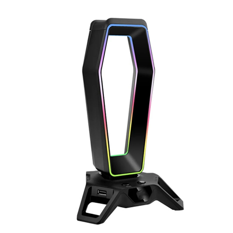 RGB Headset Stand Multi-Functional Headphone Holder Hanger Display Shelf With 3 Virtual 7.1 Surround Sound Port
RGB Headset Stand Multi-Functional Headphone Holder Hanger Display Shelf With 3 Virtual 7.1 Surround Sound Port