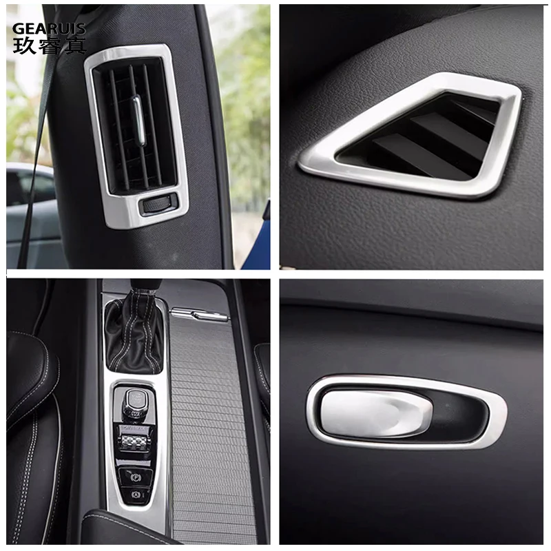 Для Volvo XC60 2018-2024, Стайлинг автомобиля, центральная консоль, панель переменного тока, приборная панель, задняя фотография, наклейки на крышку
Для Volvo XC60 2018-2024, Стайлинг автомобиля, центральная консоль, панель переменного тока, приборная панель, задняя фотография, наклейки на крышку