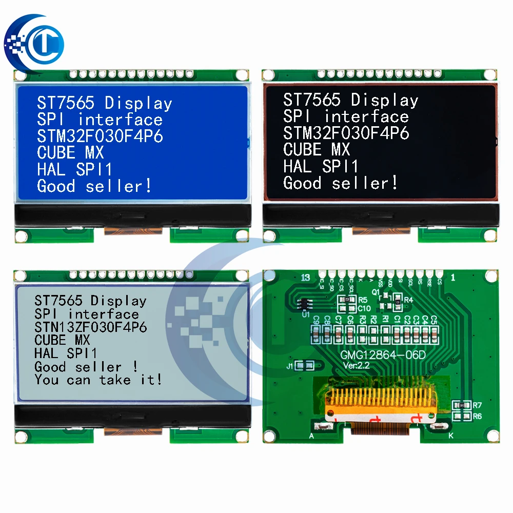 Lcd12864 12864-06D, 12864, LCD Module, COG, With Chinese Font, Dot Matrix Screen, SPI Interface
Lcd12864 12864-06D, 12864, LCD Module, COG, With Chinese Font, Dot Matrix Screen, SPI Interface