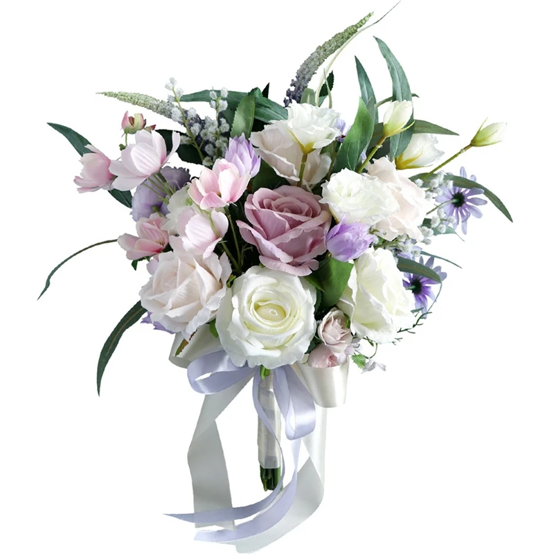 Wedding Holding Bouquet, Artificial Flowers Bouquet Bride Bridesmaid Holding Flower, Flower Girl Bouquet
Wedding Holding Bouquet, Artificial Flowers Bouquet Bride Bridesmaid Holding Flower, Flower Girl Bouquet