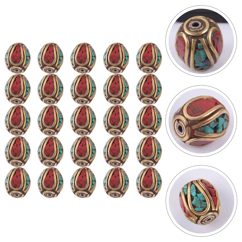 20pcs Nepal Handmade Buddha Beads Brass Spacer Beads Hole Beads for Jewelry Making
20pcs Nepal Handmade Buddha Beads Brass Spacer Beads Hole Beads for Jewelry Making