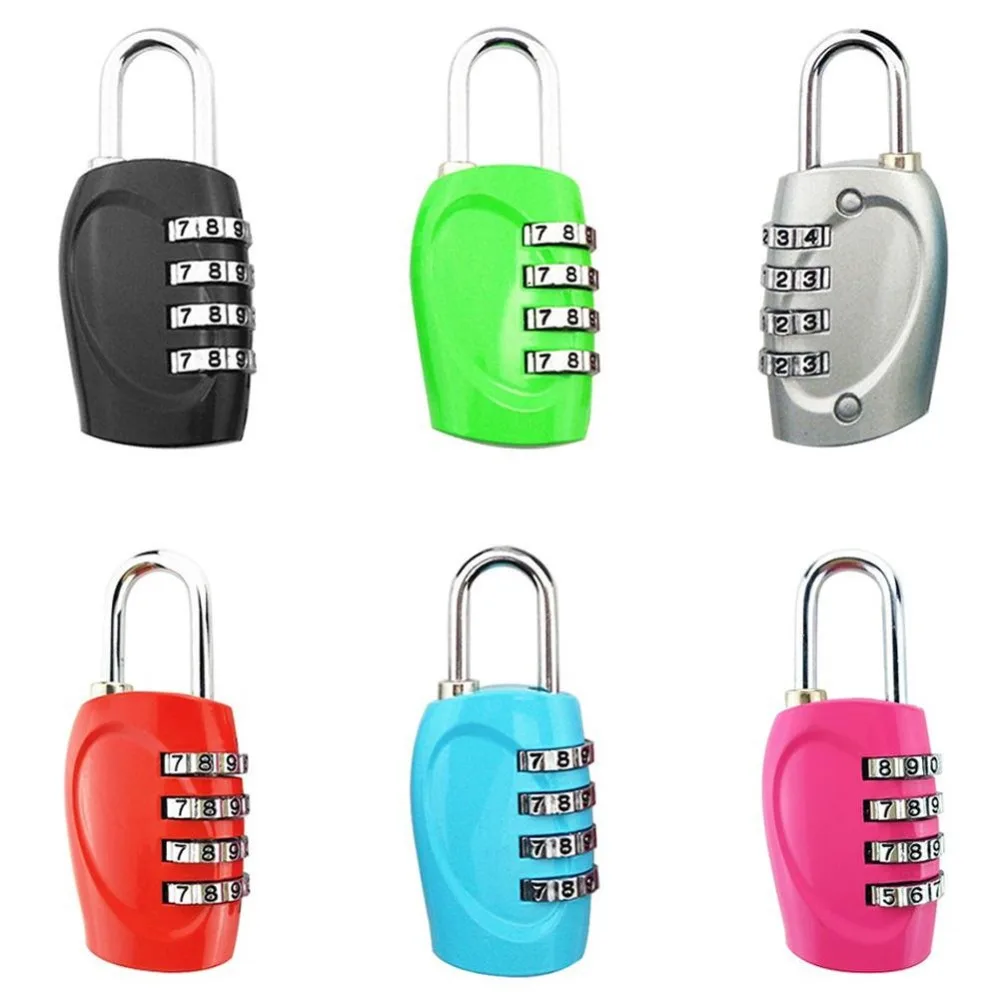 4 Dial Digit Password Lock Combination Suitcase Luggage Metal Code Password Locks Padlock Travel Safe Anti-Theft Cijfersloten
4 Dial Digit Password Lock Combination Suitcase Luggage Metal Code Password Locks Padlock Travel Safe Anti-Theft Cijfersloten
