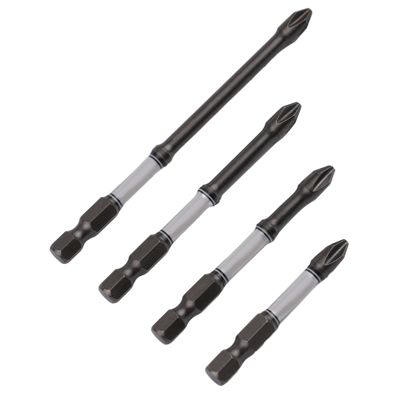 4pcs PH2 Cross Screwdriver Bit 50/65/75/100mm 1/4 Hex Shank Magnetic For Electrichand Nutdrivers Electric Air Drills Hand Tools
4pcs PH2 Cross Screwdriver Bit 50/65/75/100mm 1/4 Hex Shank Magnetic For Electrichand Nutdrivers Electric Air Drills Hand Tools