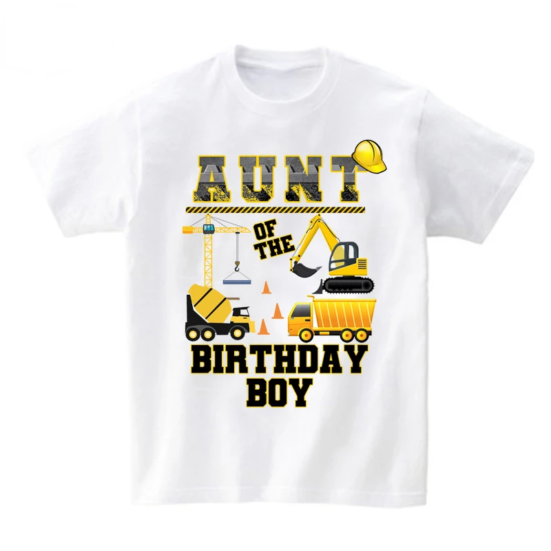 Machinery Truck Birthday T Shirt Family Matching Clothes Kids Boy Shirt Party Girls TShirt Clothing Children Outfit Custom Name Machinery Truck Birthday T Shirt Family Matching Clothes Kids Boy Shirt Party Girls TShirt Clothing Children Outfit Custom Name
