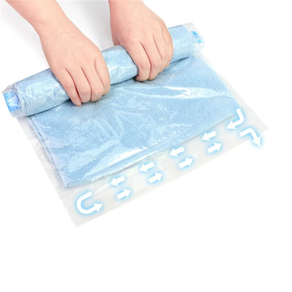 Clothing Storage Compression Bag Travel Luggage Air-Free Hand-Rolled Vacuum Compression Bag Household Clothing Storage Packing
Clothing Storage Compression Bag Travel Luggage Air-Free Hand-Rolled Vacuum Compression Bag Household Clothing Storage Packing