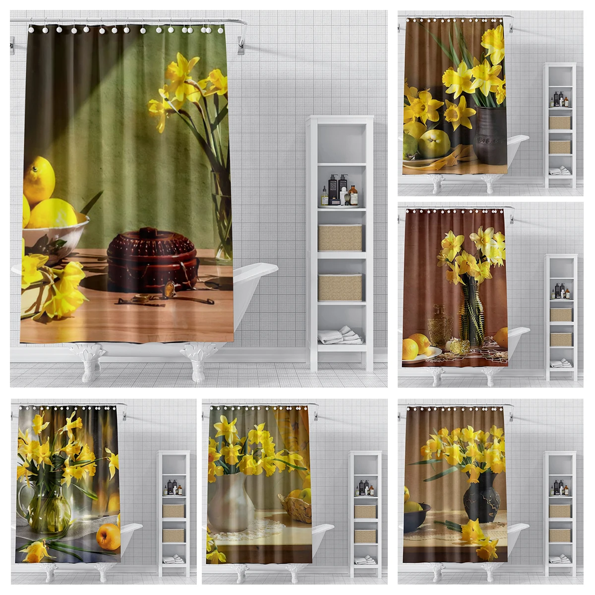 

home shower Oil painting style curtains for bathroom waterproof fabric bathroom Curtains modern shower curtain 180x200 240x200