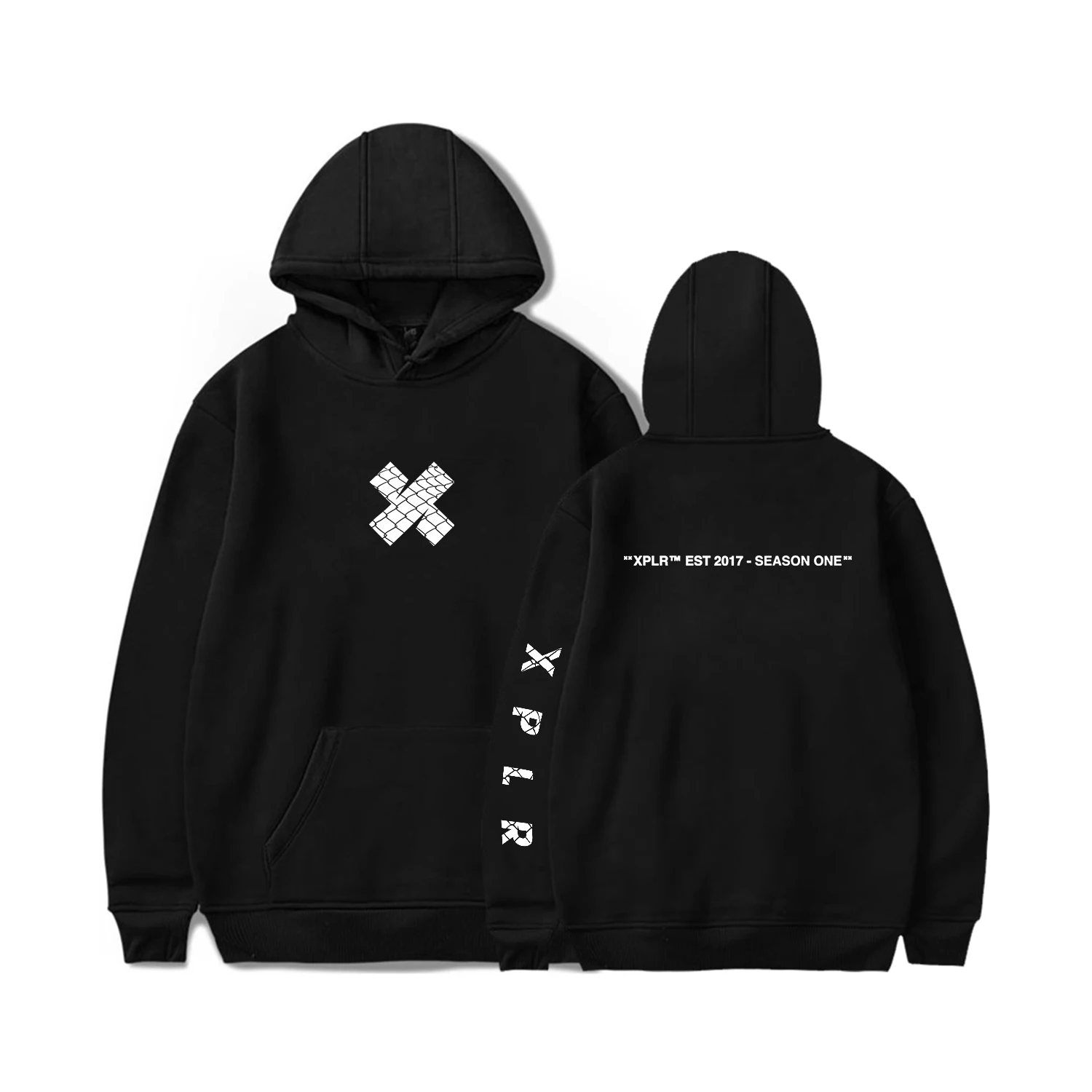 

Сезон XPLR, толстовка с капюшоном One Colby Brock Sam Golbach Merch2023, унисекс, Осень-зима, свитшот для мужчин и женщин, повседневная одежда 2k