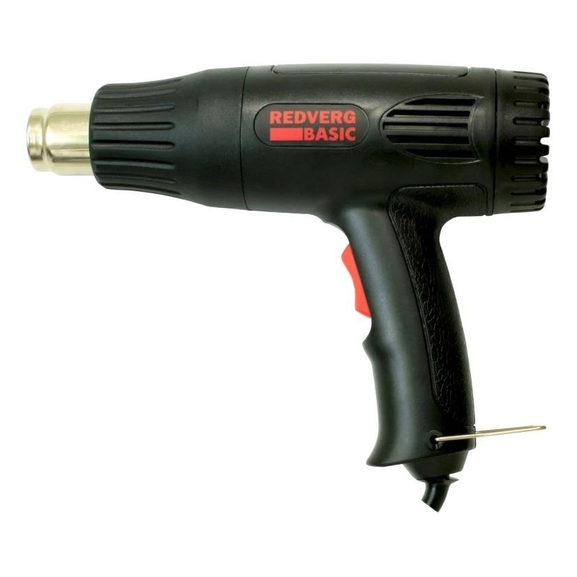 Фен технический RedVerg Basic HG2000 (Мощность 2000 Вт 2 режима температура 300°С/600°С