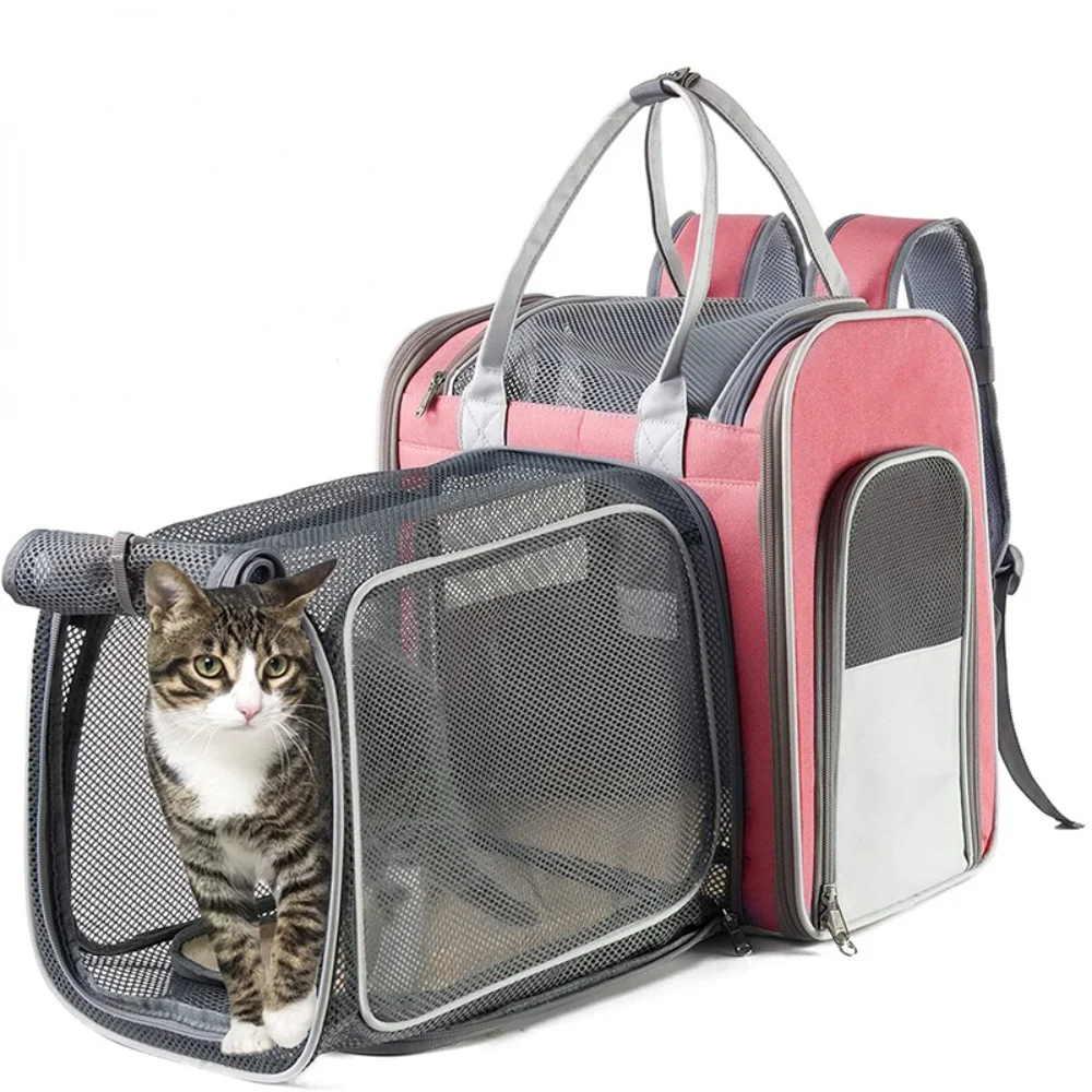 Mesh Expandable Cat Backpack Carrier Pet Backpack Carrier For Small Dogs Puppy Cat Accessories Kitten Large Capacity Handbags
Mesh Expandable Cat Backpack Carrier Pet Backpack Carrier For Small Dogs Puppy Cat Accessories Kitten Large Capacity Handbags