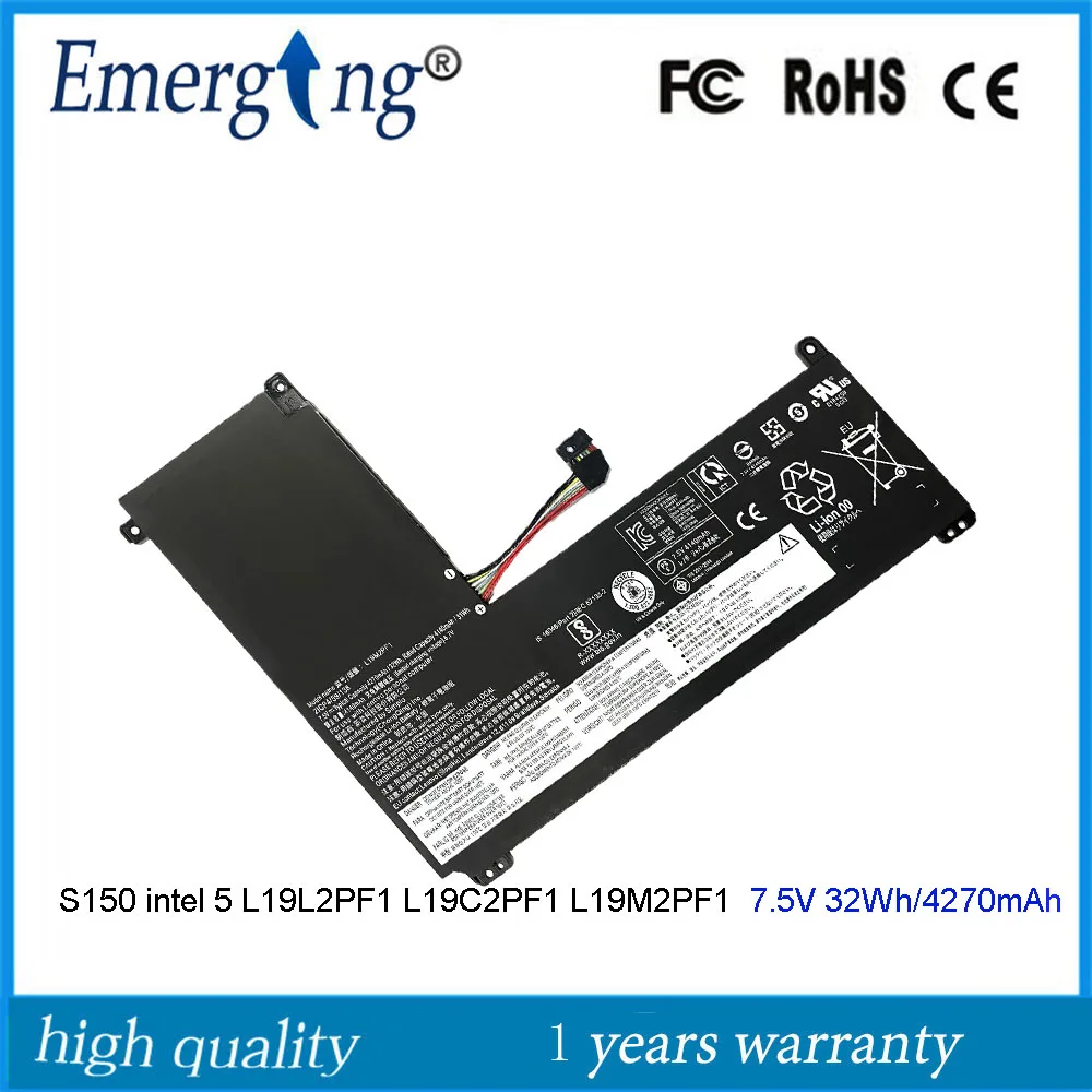 Аккумулятор L19L2PF1 7,5 в 32 Вт · ч для Lenovo IdeaPad Slim 1-11IGL05 14IGL05 L19M2PF1 SB10W42962 5B10W42963 L19C2PF1
Аккумулятор L19L2PF1 7,5 в 32 Вт · ч для Lenovo IdeaPad Slim 1-11IGL05 14IGL05 L19M2PF1 SB10W42962 5B10W42963 L19C2PF1