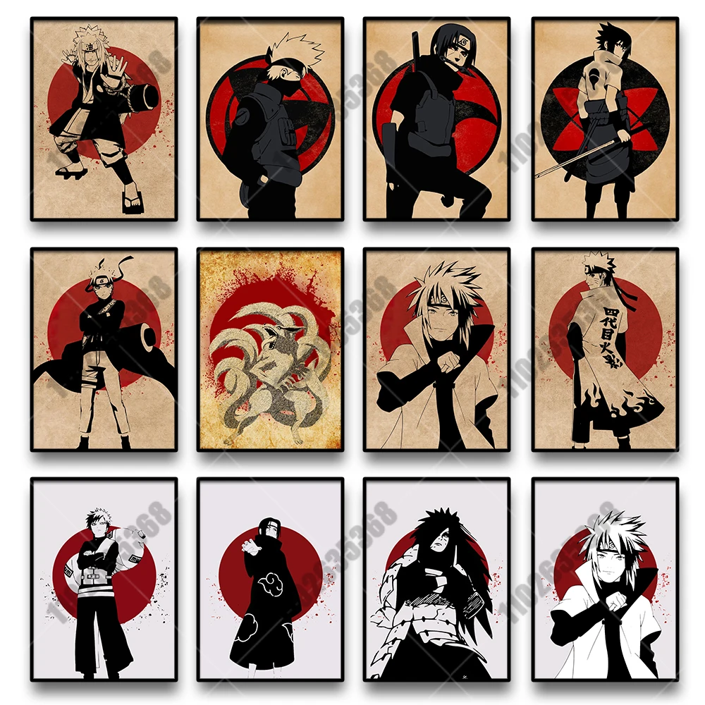 Classic Japan Anime Naruto Poster Room Decor Canvas Painting Uchiha Kakashi Gaara Home Decoration Wall Art Child Christmas Gift
Classic Japan Anime Naruto Poster Room Decor Canvas Painting Uchiha Kakashi Gaara Home Decoration Wall Art Child Christmas Gift