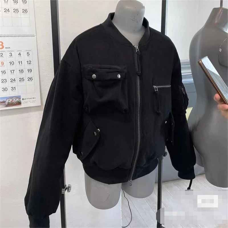 Grailz Heavyweight Cotton Coat Men's Flight Jacket Multi Pocket Thickened Stand Neck Casual Coat Loose High Street Vibe Style
Grailz Heavyweight Cotton Coat Men's Flight Jacket Multi Pocket Thickened Stand Neck Casual Coat Loose High Street Vibe Style