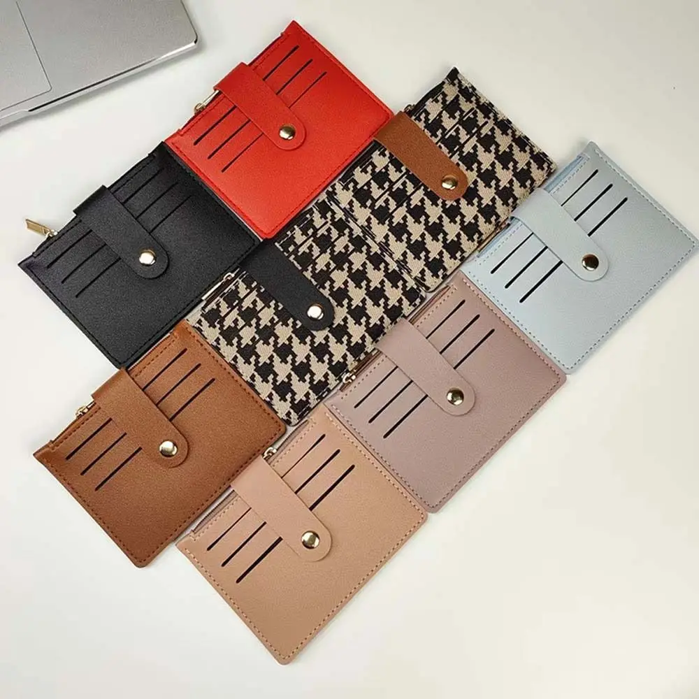 Zipper Leather Coin Purse Wallet Multi-position PU Driver's License Case Stripe Korean Style ID Credit Card Holder Daily 
Zipper Leather Coin Purse Wallet Multi-position PU Driver's License Case Stripe Korean Style ID Credit Card Holder Daily