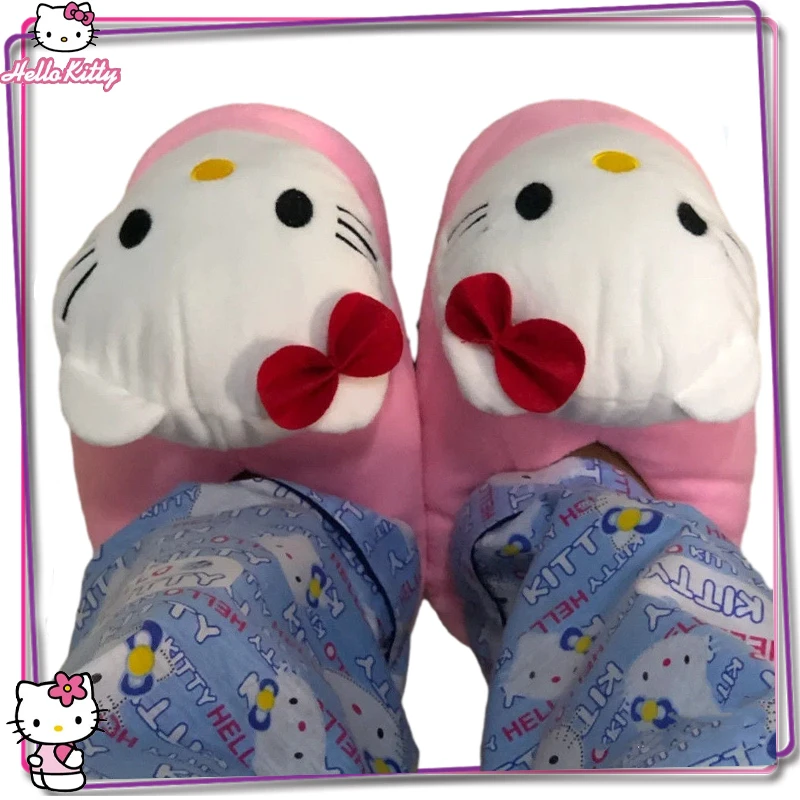 Женские хлопковые тапочки Sanrio, Hello Kitty Y2K, зимние домашние теплые тапочки, Мультяшные мягкие утепленные тапочки, подарок
Женские хлопковые тапочки Sanrio, Hello Kitty Y2K, зимние домашние теплые тапочки, Мультяшные мягкие утепленные тапочки, подарок