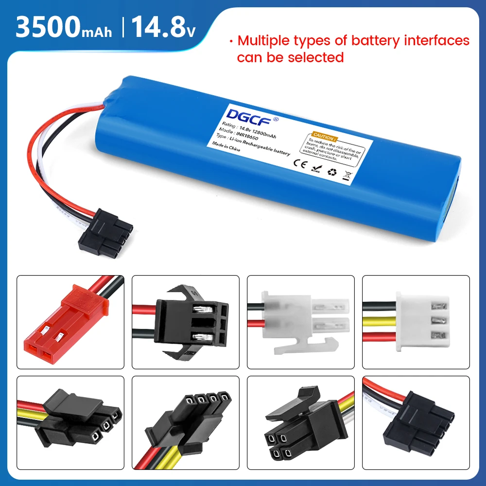 14.8V Li-Ion Battery Pack 18650 Rechargeable Lithium Battery Suitable For Viomi V2 Pro Vrvcmb21b And Styj02ym Sweeping robot 
14.8V Li-Ion Battery Pack 18650 Rechargeable Lithium Battery Suitable For Viomi V2 Pro Vrvcmb21b And Styj02ym Sweeping robot