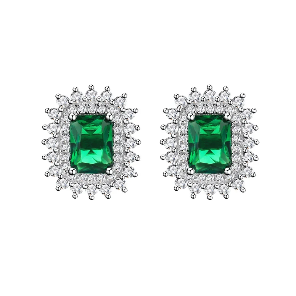 New Models Sun Lace Inlaid Earrings for Women S925 Silver Artificial Emerald Earrings Small and Versatile, Minimalist
New Models Sun Lace Inlaid Earrings for Women S925 Silver Artificial Emerald Earrings Small and Versatile, Minimalist