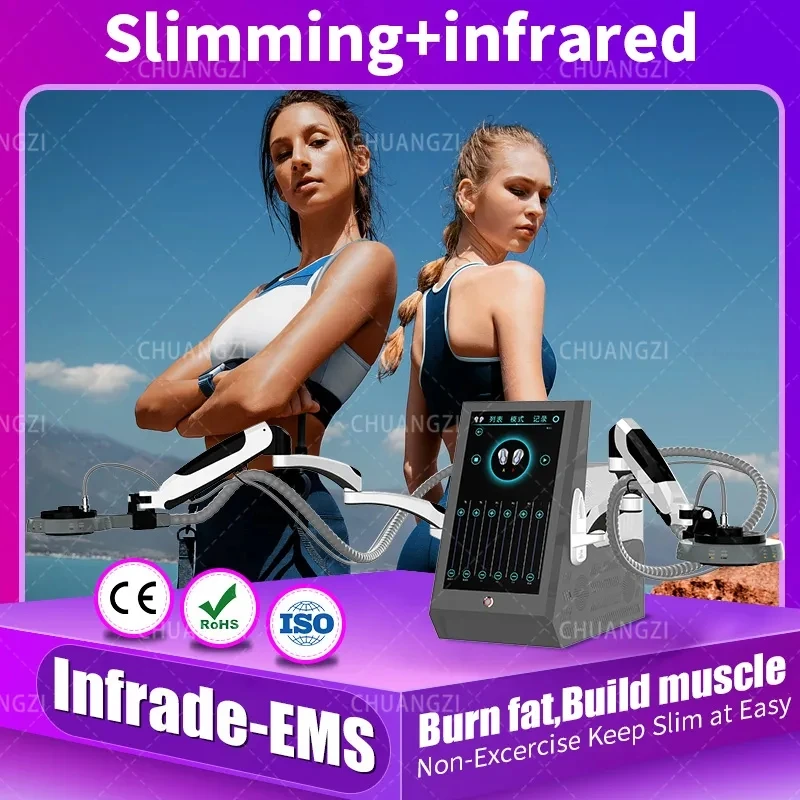 Infrared 2 in 1 Massage Shaping Sculpting HI-EMT Body Emszero Muscle Training Slimming Machine
Infrared 2 in 1 Massage Shaping Sculpting HI-EMT Body Emszero Muscle Training Slimming Machine