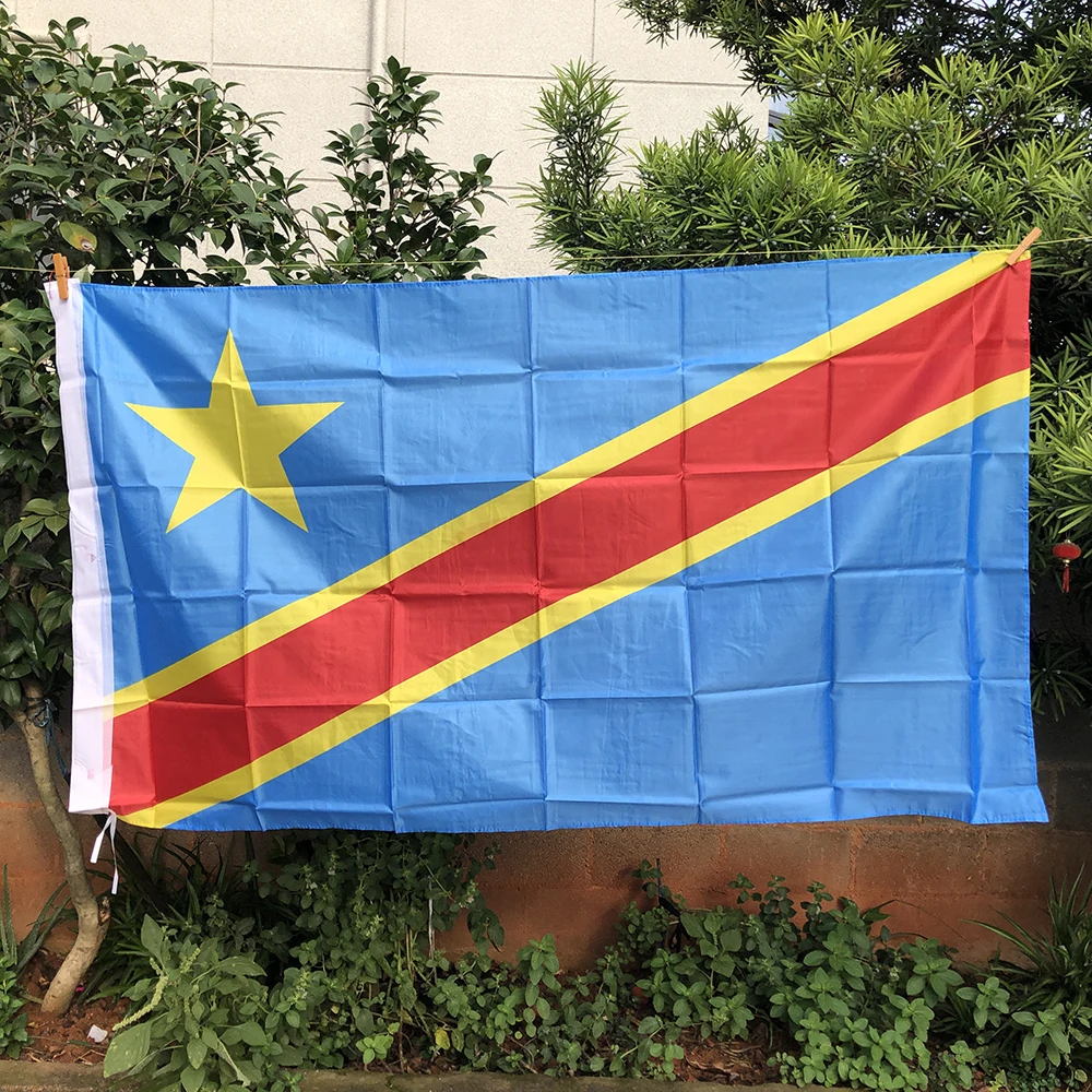 

Z-ONE FLAG Congo Democratic Republic of the Congo flag 3x5 ft 90X150cm polyester hanging Indoor Outdoor Decoration banner