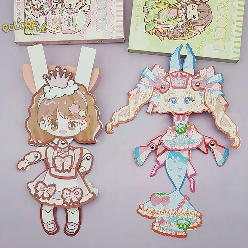 DIY Children's Handmade Three Dimensional Movable Paper Doll Mobile Paper Man Girl's Homemade Doll Puzzle Toy Kids Gift
DIY Children's Handmade Three Dimensional Movable Paper Doll Mobile Paper Man Girl's Homemade Doll Puzzle Toy Kids Gift