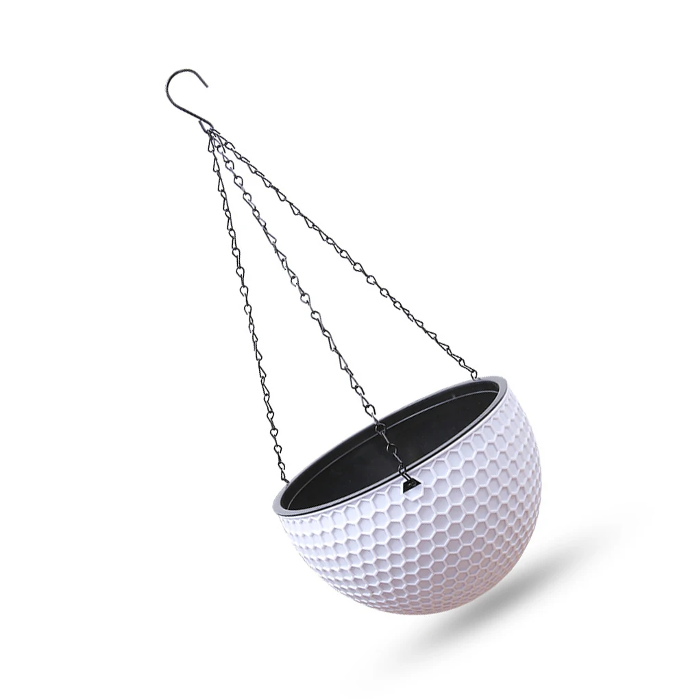 Hanging Flower Basket Resin Plant Hanger Hanging Flower Basket Resin Plant Hanger