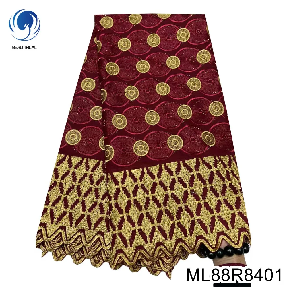 Two-tone Embroidery Nigerian Swiss Voile Fabric, African Rhinestones Lace, Women's Formal Wear Dress, High Quality, 2024 ML88R84
Two-tone Embroidery Nigerian Swiss Voile Fabric, African Rhinestones Lace, Women's Formal Wear Dress, High Quality, 2024 ML88R84