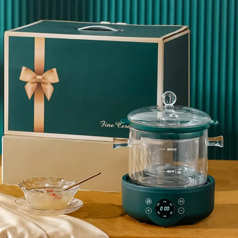 1.5L Fully Automatic Cooking Pot: Smart Reservation Electric Stew Cup with Visual Glass Split Pot Body Thermo Pot
1.5L Fully Automatic Cooking Pot: Smart Reservation Electric Stew Cup with Visual Glass Split Pot Body Thermo Pot