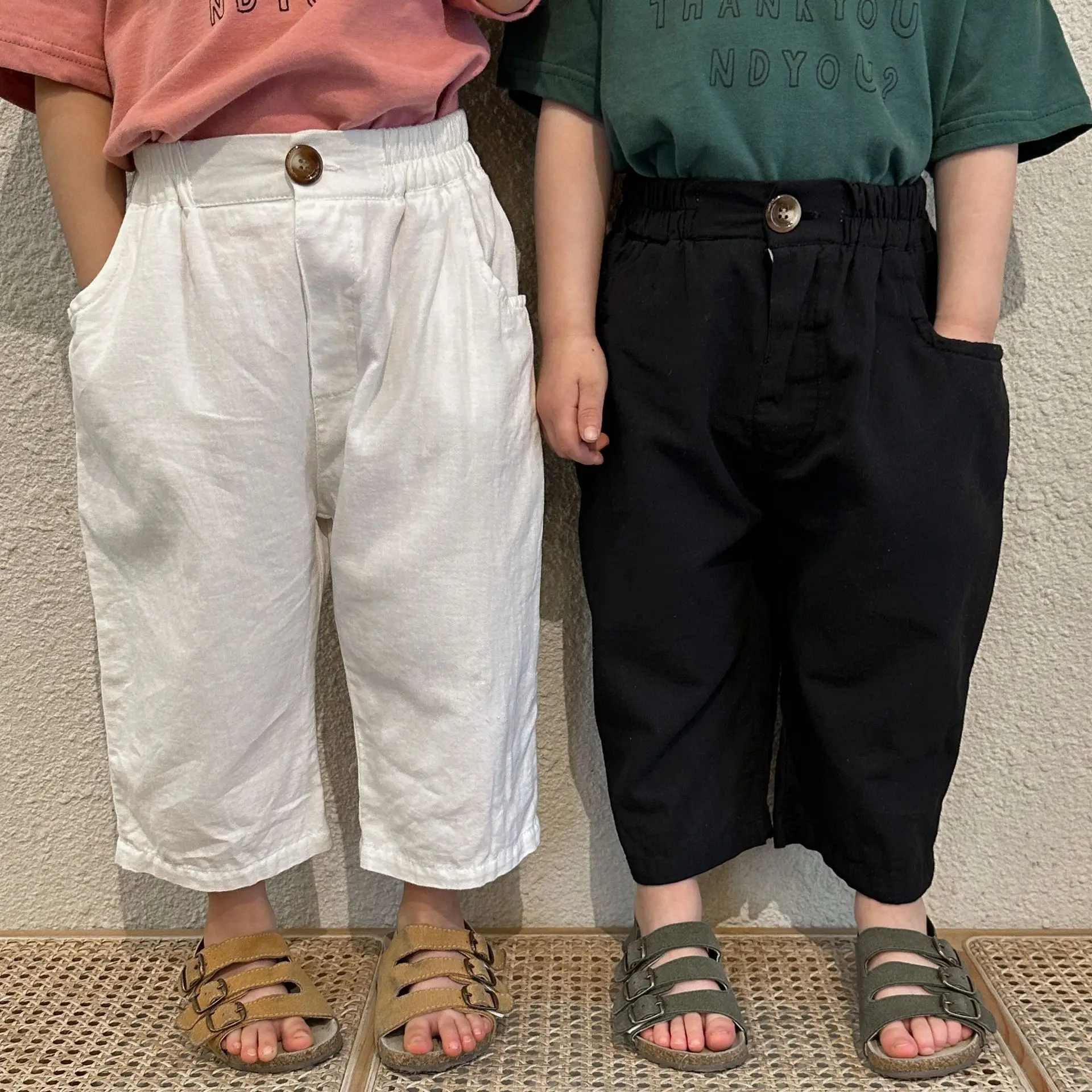 4731B Children's Casual Pants 2023 Spring Summer New Boys and Girls Cotton Pants Thin Loose Baby Pants Kid's Trousers 
4731B Children's Casual Pants 2023 Spring Summer New Boys and Girls Cotton Pants Thin Loose Baby Pants Kid's Trousers