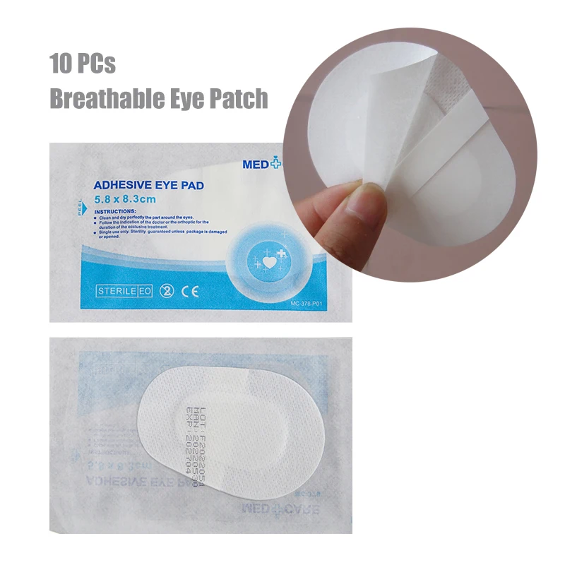 10PCS Sterile Non-Woven Eye Pads Patches Adhesive Bandages Wound Dressings for Adults First Aid Wound Hemostasis
10PCS Sterile Non-Woven Eye Pads Patches Adhesive Bandages Wound Dressings for Adults First Aid Wound Hemostasis