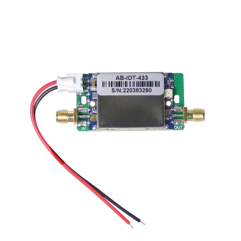 Усилитель сигнала Lora 433 МГц, приемник, двухсторонний усилитель мощности, модуль усиления сигнала (433 МГц SMA)
Усилитель сигнала Lora 433 МГц, приемник, двухсторонний усилитель мощности, модуль усиления сигнала (433 МГц SMA)